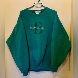 Vintage green crewneck sweatshirt Banff XXL
